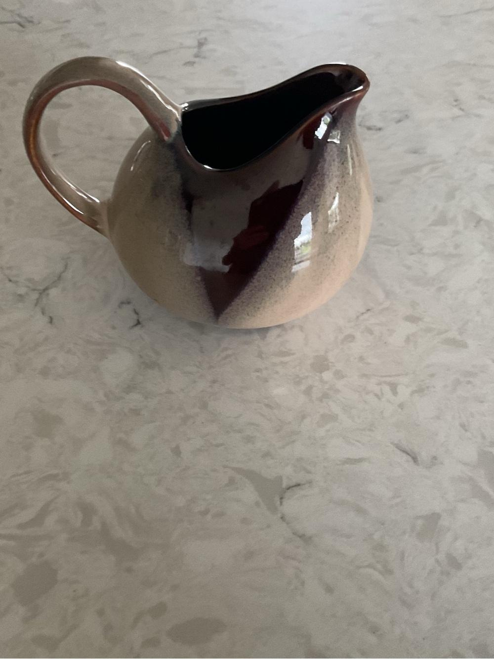MCM Vintage Sango Nova Brown 4933  Stoneware Creamer